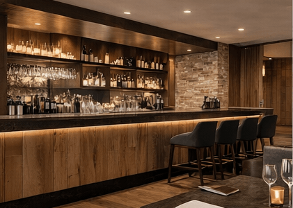 French Oak timber specified for a commercial interior project